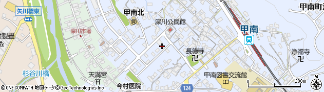 滋賀県甲賀市甲南町深川2766周辺の地図