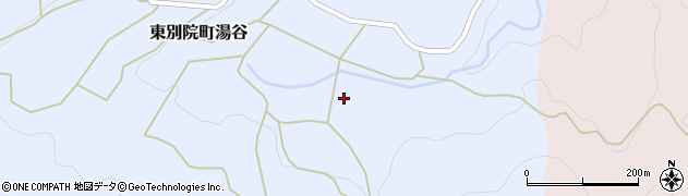 京都府亀岡市東別院町湯谷向垣内周辺の地図
