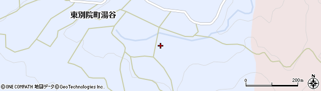 京都府亀岡市東別院町湯谷（向垣内）周辺の地図
