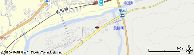 愛知県新城市乗本（上林）周辺の地図