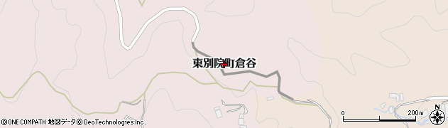京都府亀岡市東別院町倉谷周辺の地図