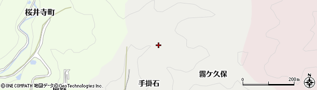 愛知県岡崎市樫山町手掛石周辺の地図