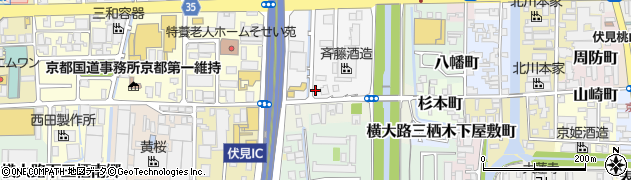 京都府京都市伏見区下鳥羽南六反長町周辺の地図