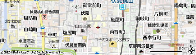 京都府京都市伏見区大阪町588周辺の地図