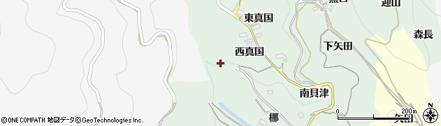 愛知県新城市牛倉石田周辺の地図
