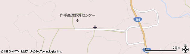 愛知県新城市作手保永（小金沢）周辺の地図