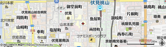 京都府京都市伏見区大阪町586周辺の地図