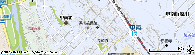 滋賀県甲賀市甲南町深川1949周辺の地図