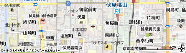 京都府京都市伏見区大阪町592周辺の地図