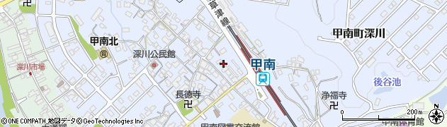 滋賀県甲賀市甲南町深川1927周辺の地図