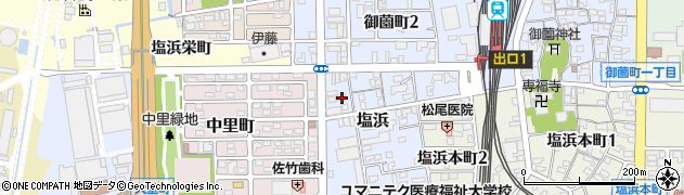 三重県四日市市塩浜438周辺の地図
