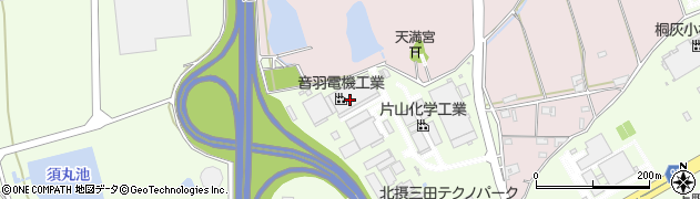 音羽電機工業株式会社　北摂事業所周辺の地図