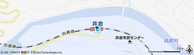 井倉駅周辺の地図