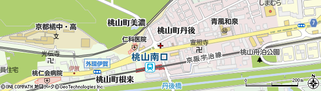 やきとり大吉 桃山南口店周辺の地図