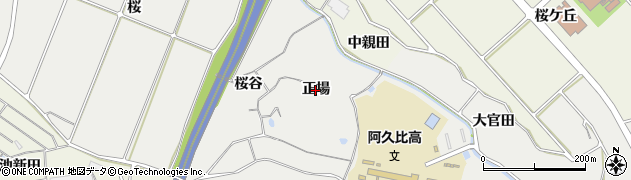 愛知県阿久比町（知多郡）阿久比（正場）周辺の地図