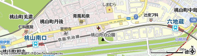 京都トヨペット株式会社　桃山店周辺の地図