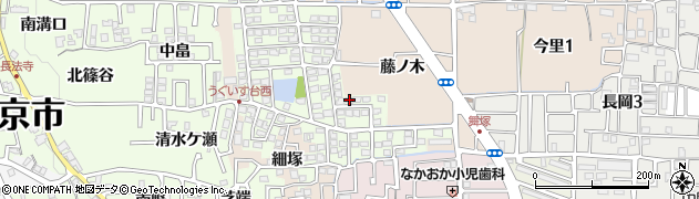 京都府長岡京市うぐいす台66周辺の地図