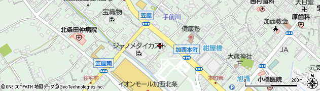 兵庫県加西市北条町北条358周辺の地図