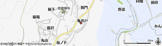 愛知県新城市須長（亀井戸）周辺の地図
