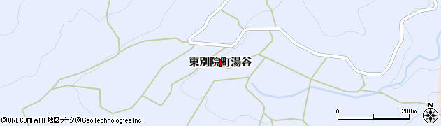 京都府亀岡市東別院町湯谷周辺の地図