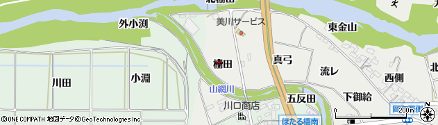 愛知県岡崎市岡町（棚田）周辺の地図