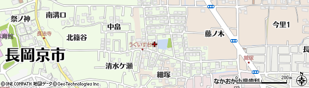 京都府長岡京市うぐいす台101周辺の地図