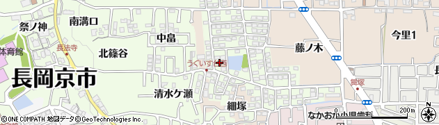 京都府長岡京市うぐいす台100周辺の地図