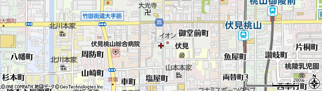 京都府京都市伏見区平野町60周辺の地図