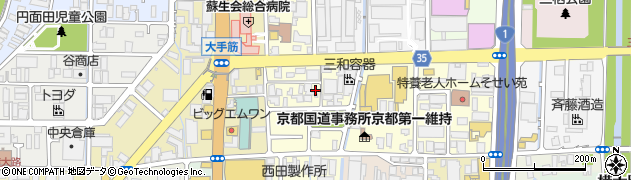 京都府京都市伏見区下鳥羽上三栖町周辺の地図