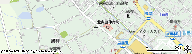 兵庫県加西市北条町北条418周辺の地図