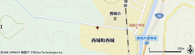 広島県庄原市西城町西城50周辺の地図