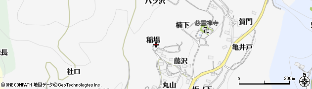 愛知県新城市須長（稲場）周辺の地図