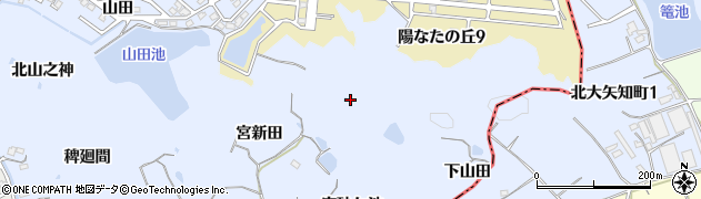 愛知県知多郡阿久比町宮津下山田36周辺の地図