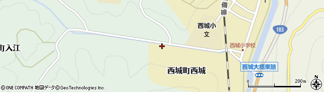 広島県庄原市西城町西城3周辺の地図