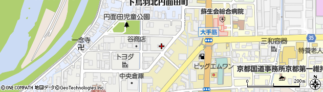 京都府京都市伏見区下鳥羽中円面田町32周辺の地図