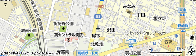 大垣共立銀行岡崎支店周辺の地図