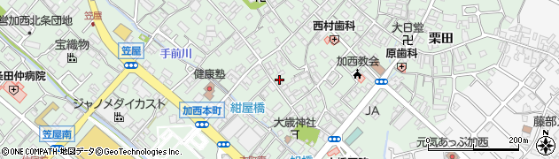 兵庫県加西市北条町北条952周辺の地図