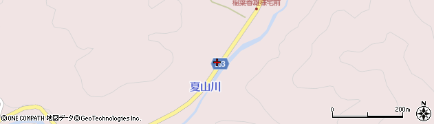 愛知県岡崎市夏山町イナバ周辺の地図