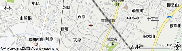 愛知県安城市古井町井ノ池16周辺の地図