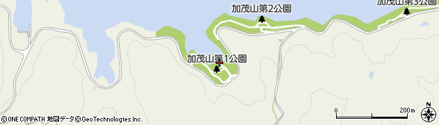 加茂山第1公園周辺の地図