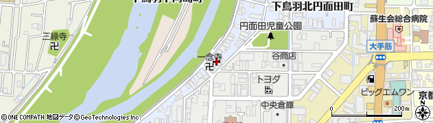 京都府京都市伏見区下鳥羽南三町周辺の地図