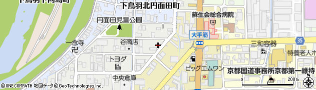 京都府京都市伏見区下鳥羽中円面田町31周辺の地図