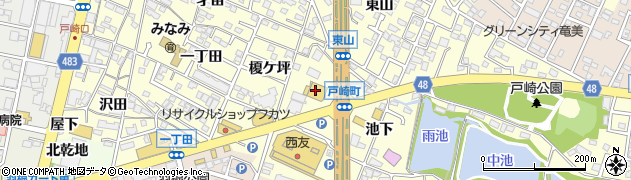 洋服の青山岡崎南店周辺の地図