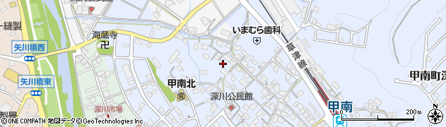 滋賀県甲賀市甲南町深川2510周辺の地図