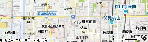 京都府京都市伏見区平野町54周辺の地図