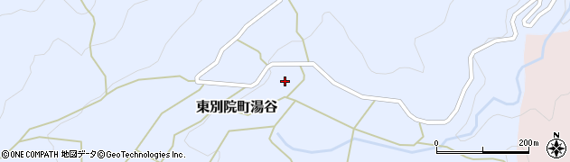 京都府亀岡市東別院町湯谷（下ノ前）周辺の地図