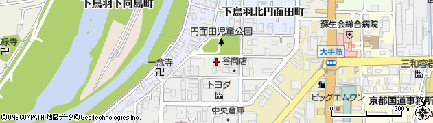 京都府京都市伏見区下鳥羽中円面田町37周辺の地図