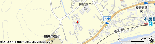 愛知県新城市長篠（寺畑）周辺の地図