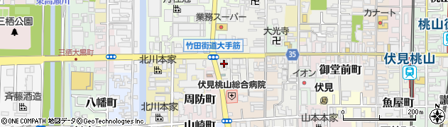 太陽生命保険株式会社　京都南支社周辺の地図
