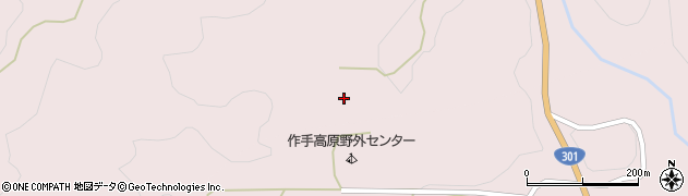 愛知県新城市作手白鳥本宮辻周辺の地図